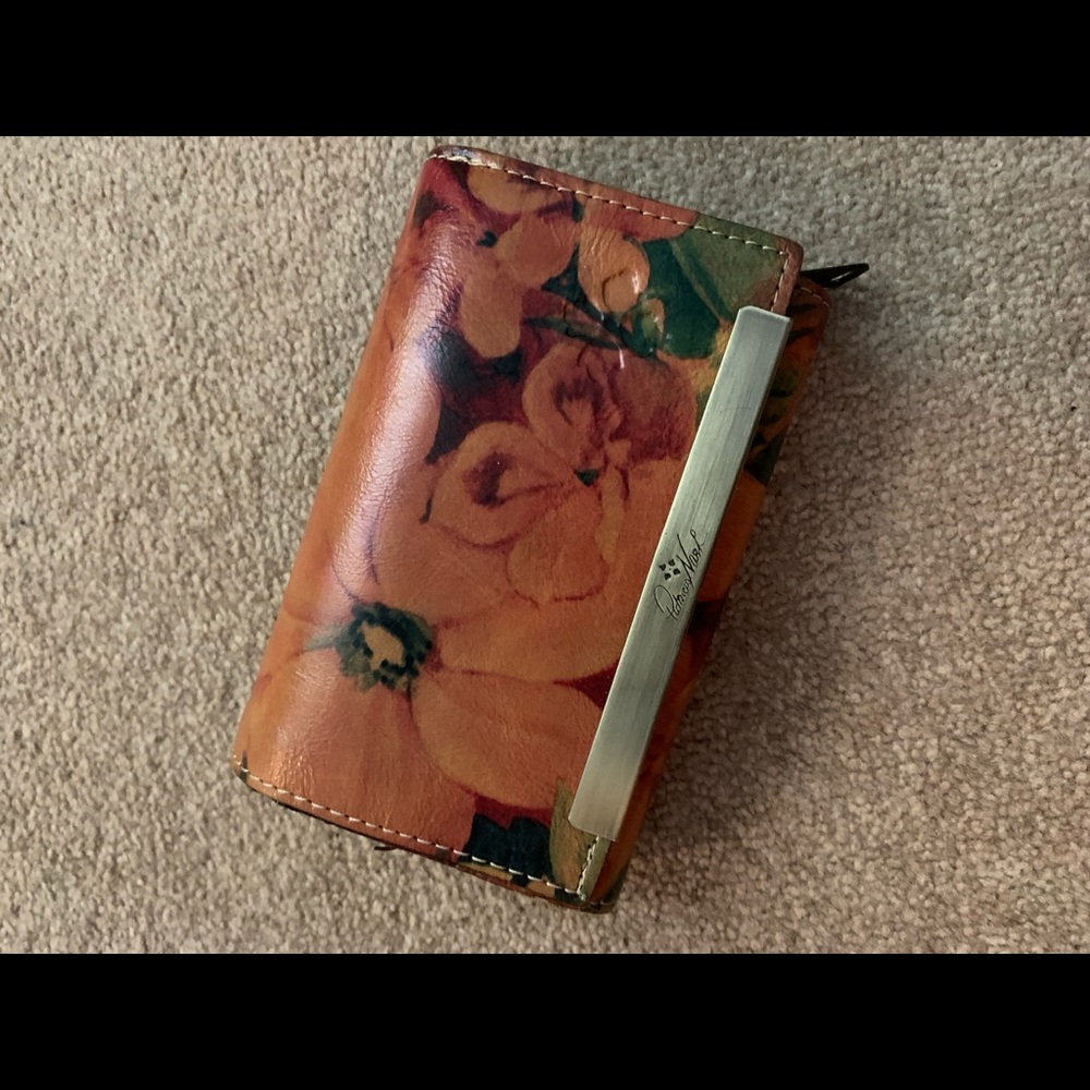 Patricia Nash leather wallet, lightly used.